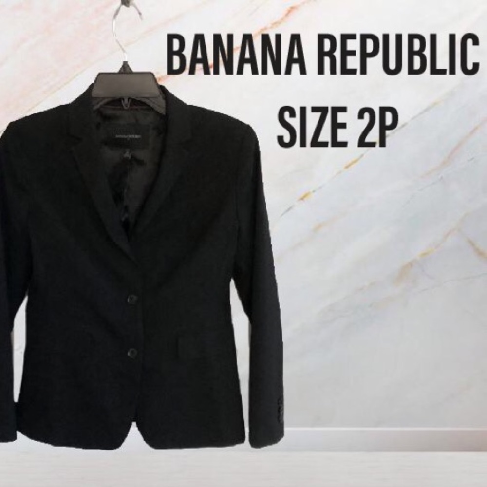 Black Banana Republic blazer Women’s size 2 Petite